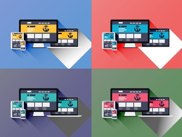 The image showcases a modern workspace featuring a laptop and digital marketing materials, representing web design services and SEO optimization by a digital marketing agency.