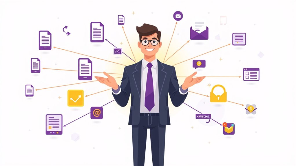 Streamlined sales document management