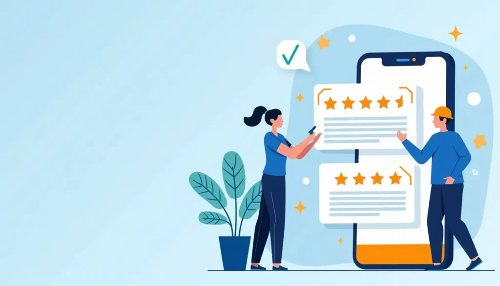 Illustration for Reviews for Home Service Businesses: How to Ask, Reply and Stay Safe