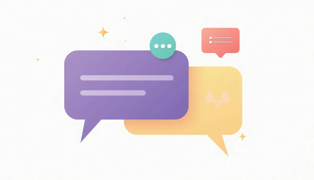 Top Ai Tools For Small Business: 2026 Picks By Job 3 Illustration of speech bubbles, a recorder and a summary card, representing meeting note tools