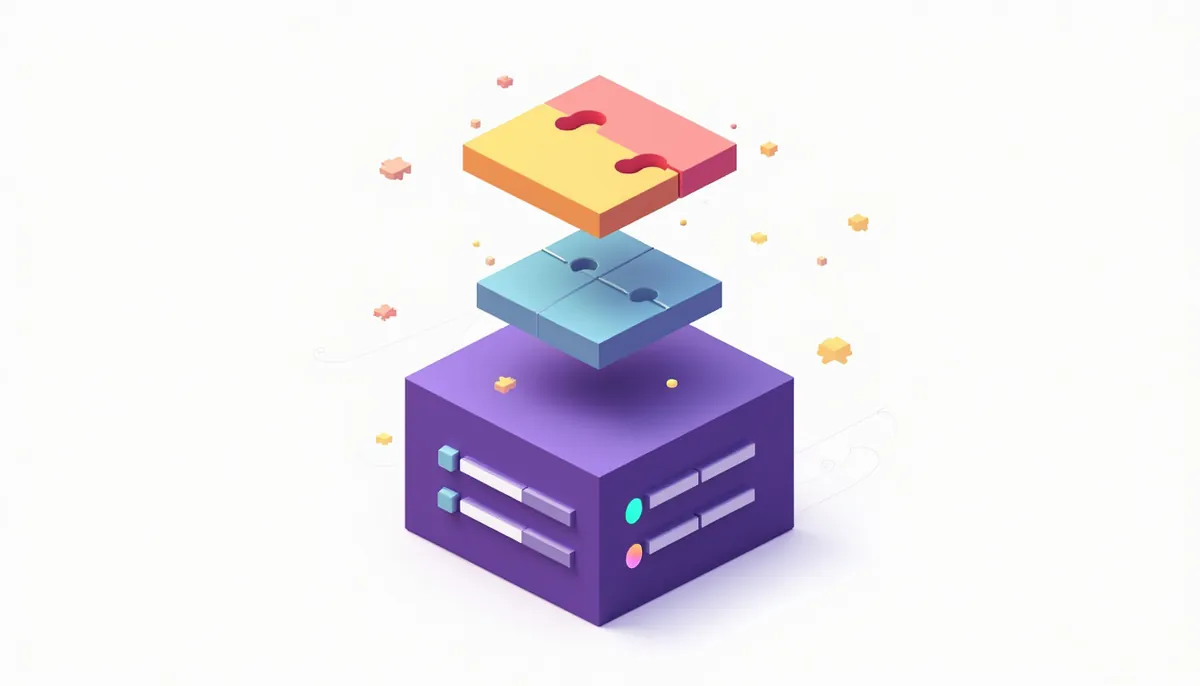 Website Maintenance For Small Business: The Full Routine, Before Something Breaks 1 Illustration of a website as stacked layers: hosting server at the base with software and plugin layers above it